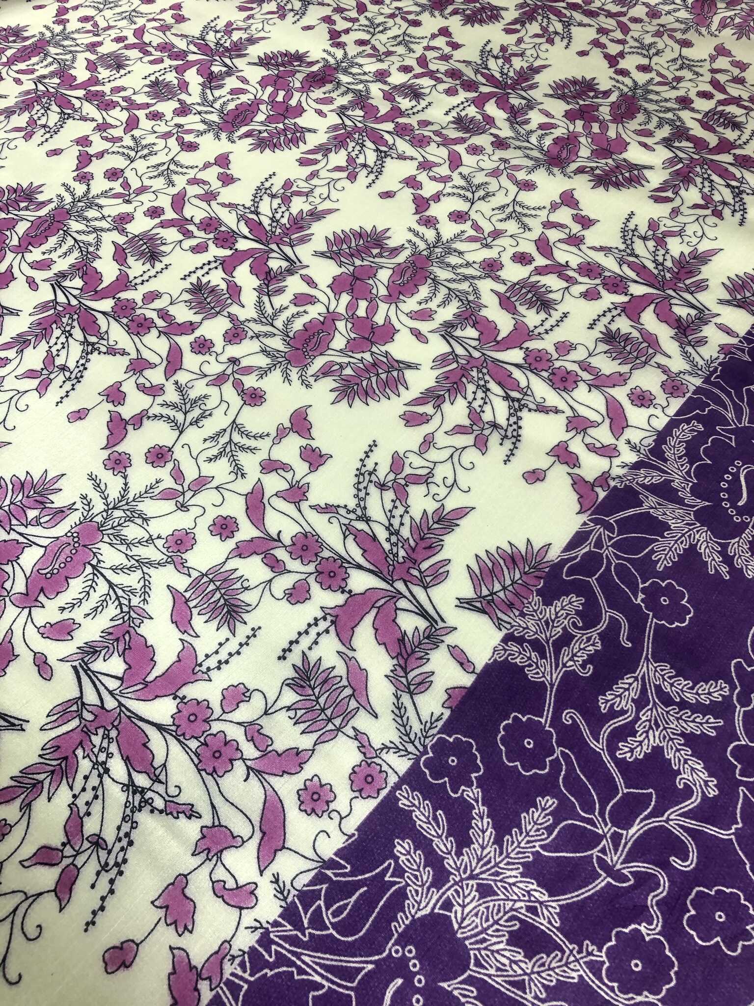 Jedwab Naturalny Kwiaty - obrazek 3